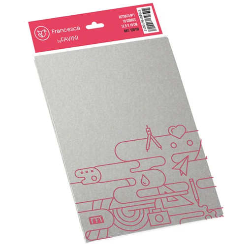 [1001PL] SOBRE MEDORO 1001 PLATA 125X190 X10