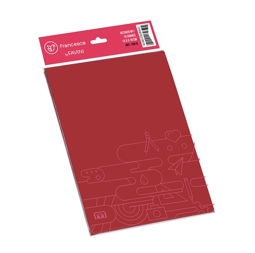 [1001RO] SOBRE MEDORO 1001 ROJO 125X190 X10