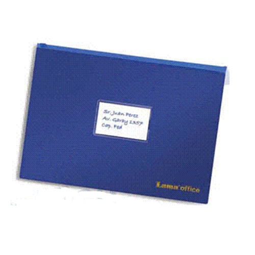 [CH203DA] SOBRE LAMA A4 CIERRE ZIP PVC OPACO X12