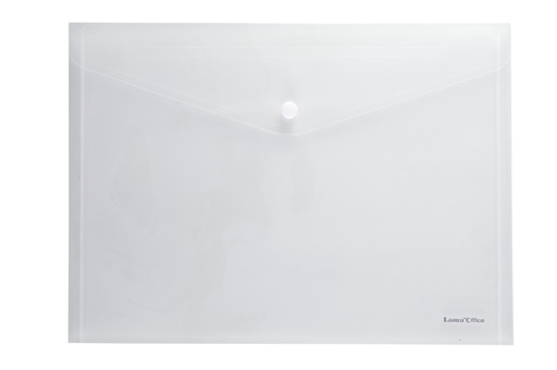 [CH322A4] SOBRE LAMA A4 CON BOTON TRANSPARENTE X12