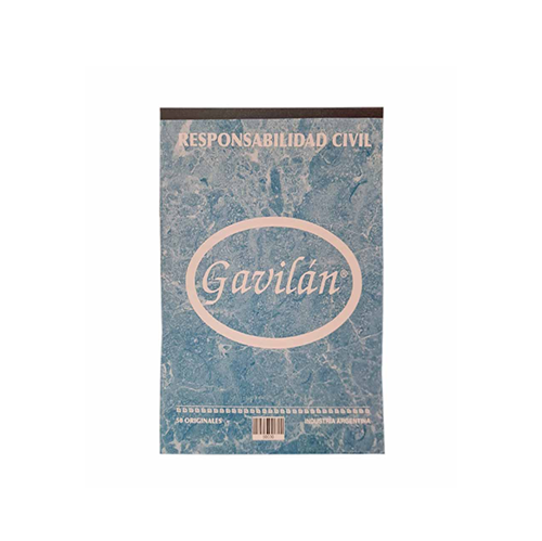 [50030] TALONARIO GAVILAN RESPONSABILIDAD CIVIL
