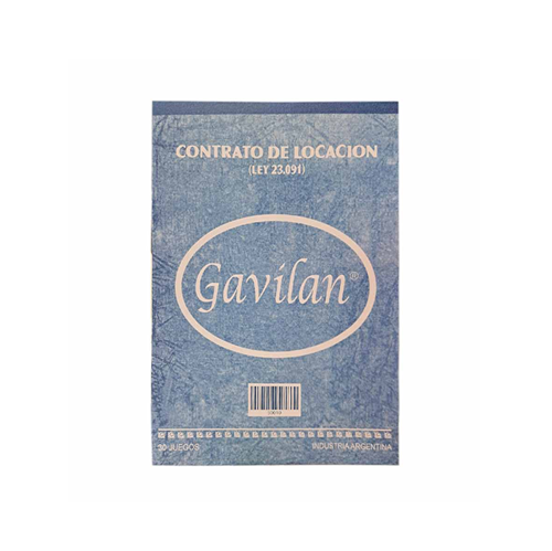 [50010] TALONARIO GAVILAN CONTRATO DE LOCACION