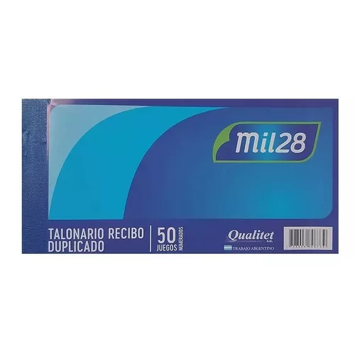 [7107] TALONARIO MIL28 DUPLICADO CHICO