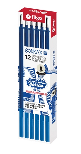 [REBRXSE7-C12-003] REPUESTO FILGO BORRAX SE 0.7 X 12 AZUL