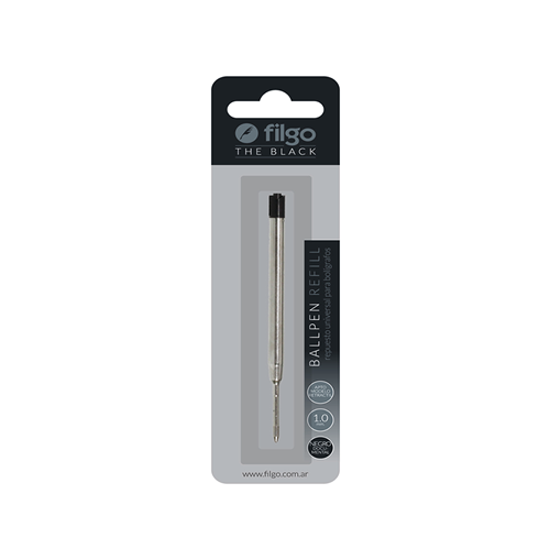 [REBPTB-B1-001] REPUESTO FILGO PARA BOLIGRAFO RETRACTIL NEGRO 1.0