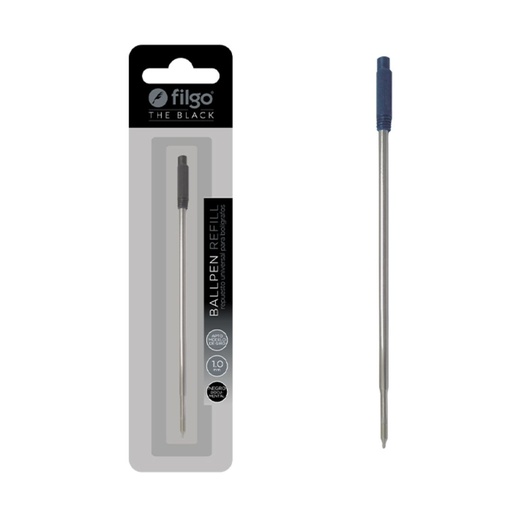 [REBGTB-B1-901] REPUESTO FILGO PARA BOLIGRAFO DE GIRO NEGRO 1.0