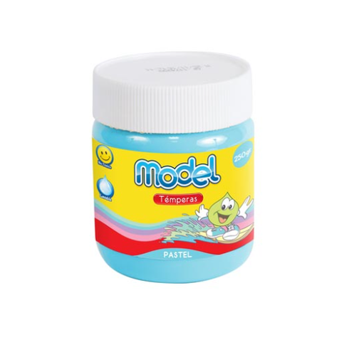 [826504] TEMPERA MODEL POTE 250G PASTEL AZUL LIQUIDACION