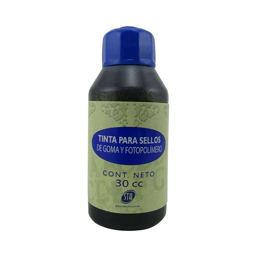 [301-01] TINTA STA PARA SELLOS DE GOMA 30CC NEGRO