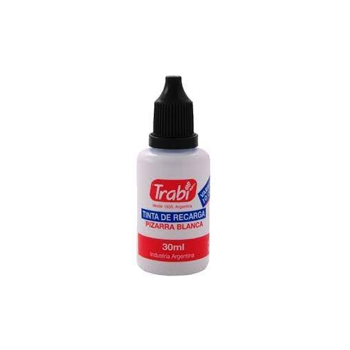 [TR3420] TINTA TRABI PARA PIZARRA 30CC NEGRO X UNIDAD