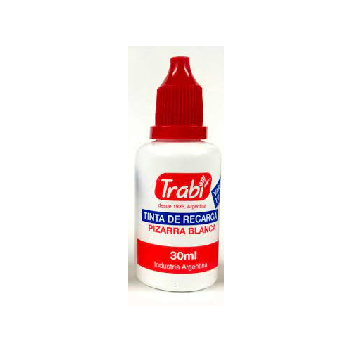 [TR3422] TINTA TRABI PARA PIZARRA 30CC ROJO