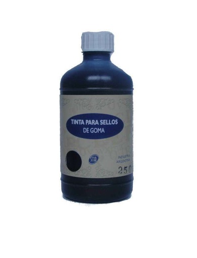 [301-04] TINTA STA PARA SELLOS DE GOMA 250CC NEGRO