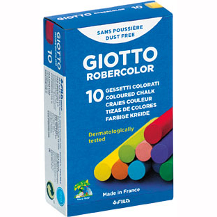 [538900ES] TIZA GIOTTO COLOR X10 ROBERCOLOR