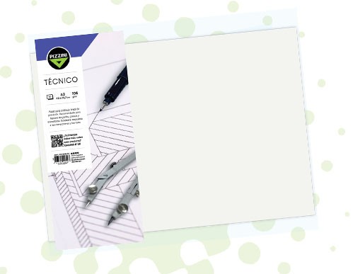 [PA106BX10] HOJAS PARA DIBUJO PIZZINI 297X420MM 106GR X 10