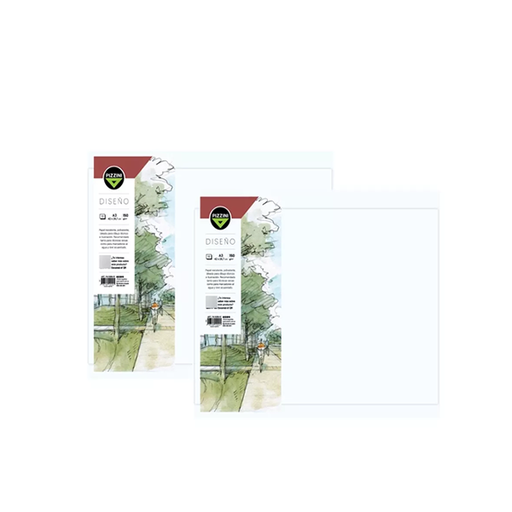 [PA150BX10] HOJAS PARA DIBUJO PIZZINI 297X420MM 150GR X 10