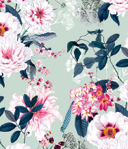 [5040] PAPEL MAG PARA REGALO 70X100 X10 5040 LUXERY BLOOM