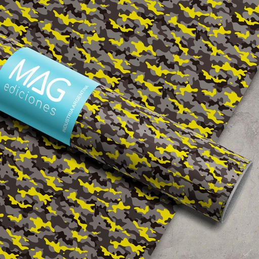 [5036] PAPEL PARA REGALO MAG 70X100 X10 5036 MODERN CAMUFLAG