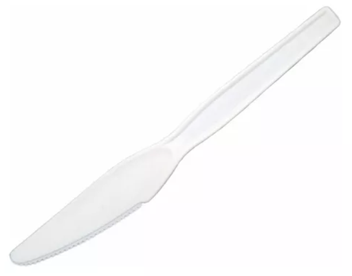 [CU100B] CUCHILLOS PLASTICOS BLANCOS X1000 LIQUIDACION