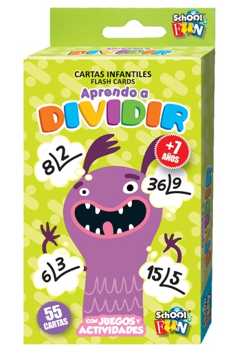 [CL-114] CARTAS INFANTILES SCHOOL FUN APRENDO A DIVIDIR