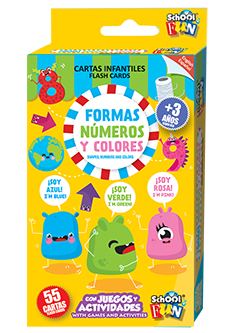 [CL-104] CARTAS INFANTILES SCHOOL FUN FORMAS NUMEROS Y COLORES