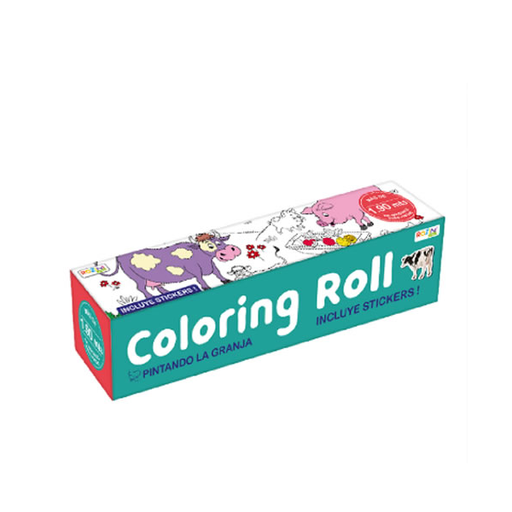 [0791-00275] COLORING ROLL PINTANDO LA GRANJA
