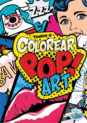 [BK-116] LIBRO BRAINY KIDS TODOS A COLOREAR POP ART