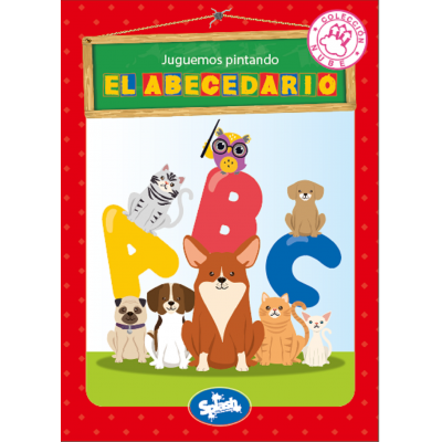 [6060] LIBRO SPLASH COLECCION NUBE JUGUEMOS PINTANDO EL ABECEDARIO