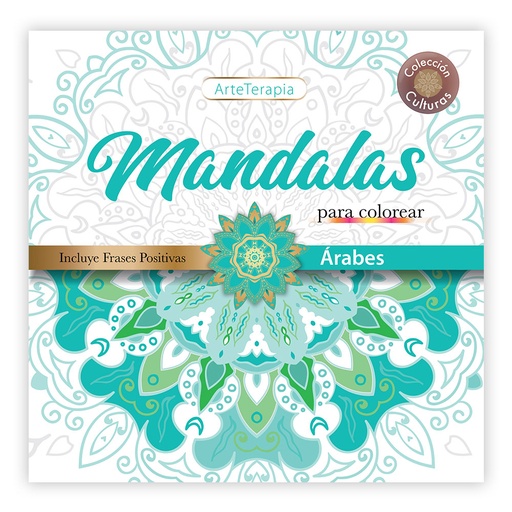 [1096] LIBRO ARTETERAPIA COLECCION CULTURAS MANDALAS PARA COLOREAR ARABES