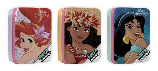 [5762] LATA VERTICE PINTA CONMIGO DISNEY PRINCESAS