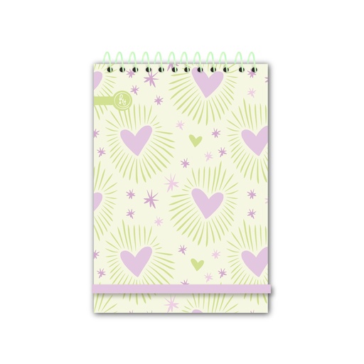 [1004] LIBRETA RY ANILLADA 9x13cm 60 HOJAS RAYADAS LINEA MIX 1004