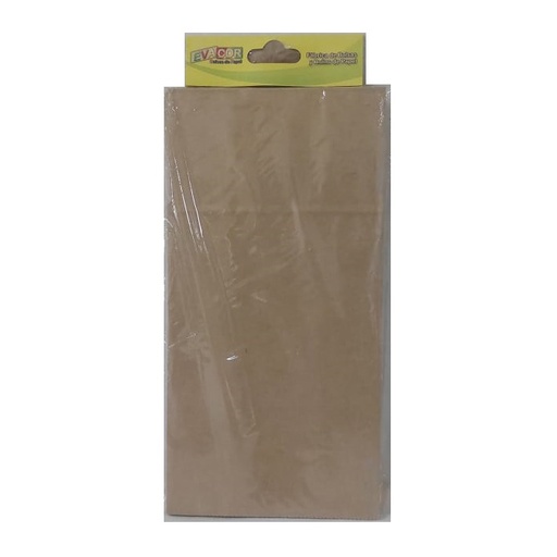 [FB3KRAFT] BOLSA SOUVENIR EVACOR 12x25x7cm X 10 UNIDADES KRAFT