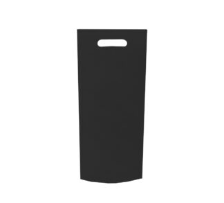 [PSR15217NEG] BOLSA TELA RIÑON CHICA 15X21X7CM NEGRO