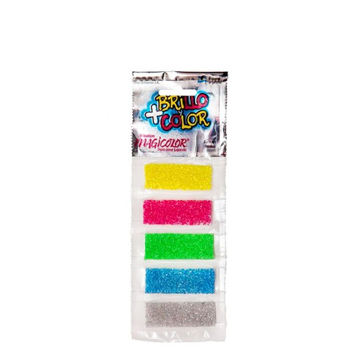 [0696-00540] BRILLANTINA COLOR TIRA X5 FLUO SURTIDOS