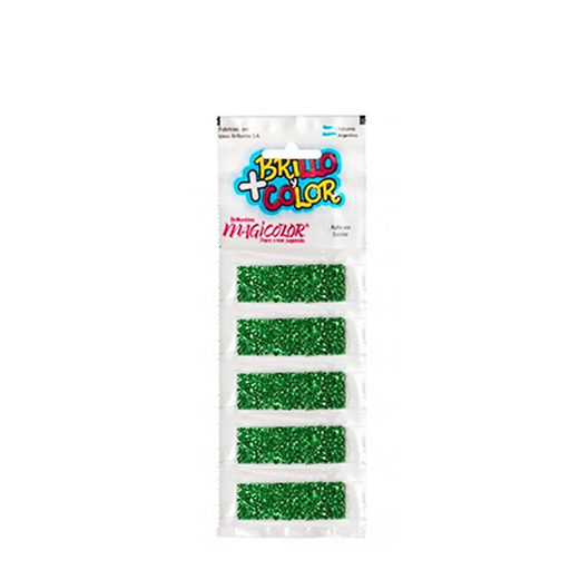 [511] BRILLANTINA COLOR TIRA X5 VERDE