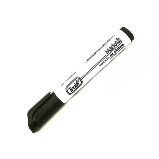 [TR6440] MARCADOR TRABI MARK ALL PINTURA NEGRO