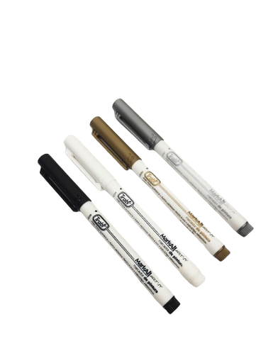 [TR7076] MARCADOR TRABI MARK ALL ARTIST PLATA