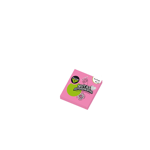 [NA757580FRO] NOTAS ADHESIVAS PIZZINI 75X75MM 80 HOJAS ROSA