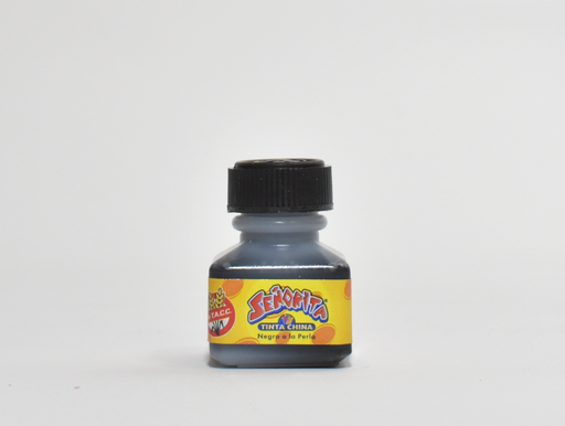 [11001] TINTA CHINA STA 15CC X10 NEGRO