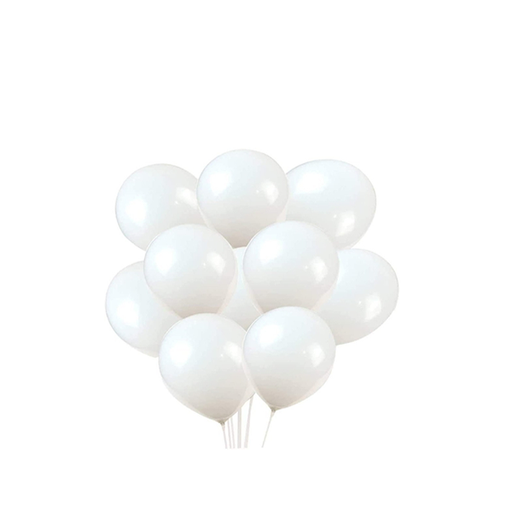 [0974-01078] GLOBO LISO Nº10 BLANCO X50