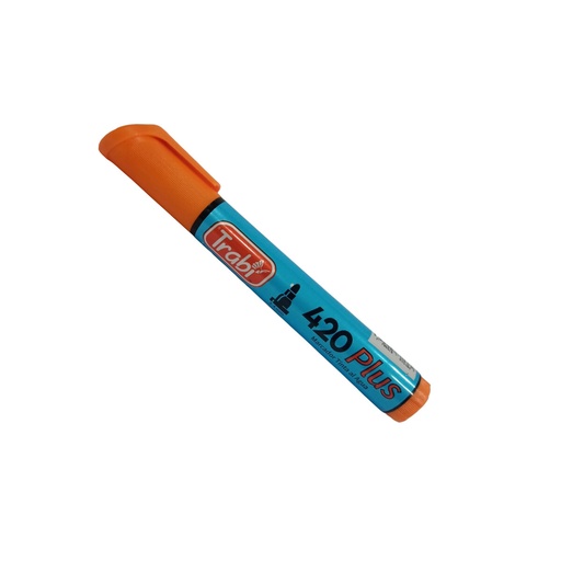 [TR1526] MARCADOR TRABI 420 X12 NARANJA AL AGUA