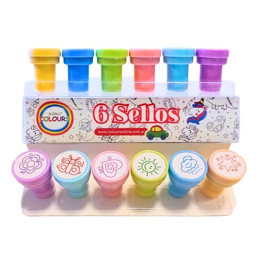 [24933] SELLO COLOURS SURTIDOS X6