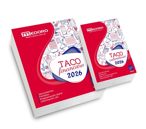 [7401] TACO CALENDARIO MEDORO 2026