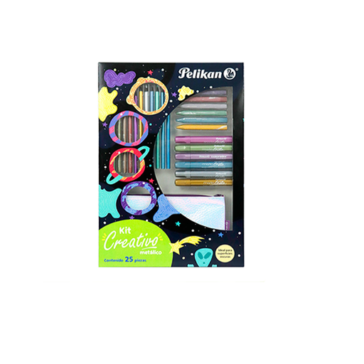 [85730007] KIT PELIKAN RESALTADOR CREATIVO METALICO X25 OFERTA