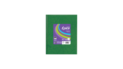 [105862] CUADERNO LEDESMA EPICA Nº3 ARAÑA TAPA DURA 48 HOJAS CUADRICULADO VERDE