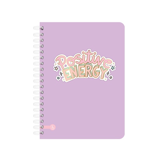 [1082] CUADERNO RY A5 SEMIRIGIDO ANILLADO 15x21cm 80 HOJAS RAYADAS LINEA MIX 1082