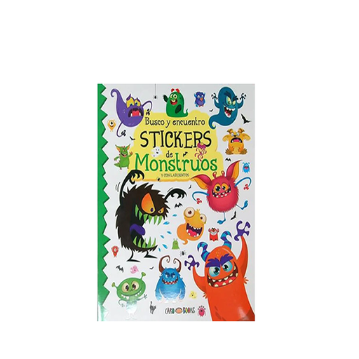 [978-987-674-914-5] LIBRO BUSCO Y ENCUENTRO STICKERS DE MONSTRUOS