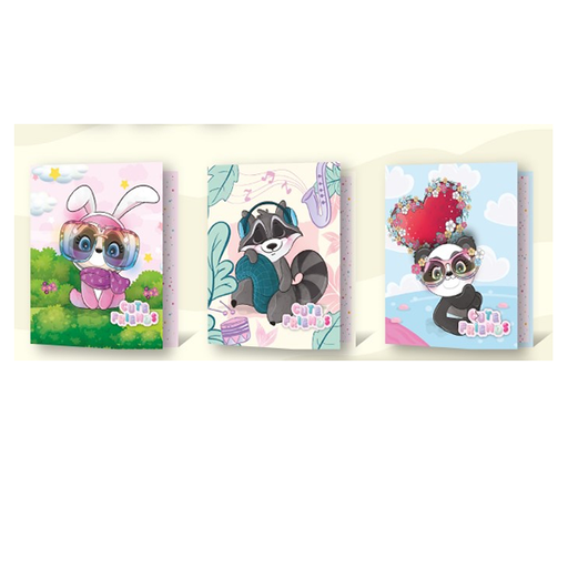 [20250] CARPETA 3X40 REXON CUTE FRIENDS