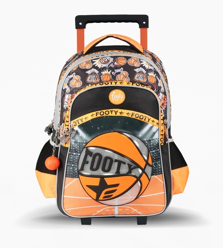 [F3251] MOCHILA FOOTY CON CARRO 18''  JUMP CON LUZ
