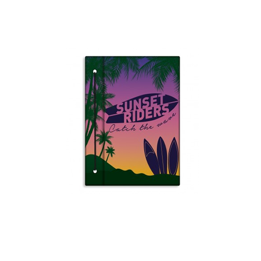 [5202] CARPETA THE-PEL Nº3 2 TAPAS SURF LIQUIDACION