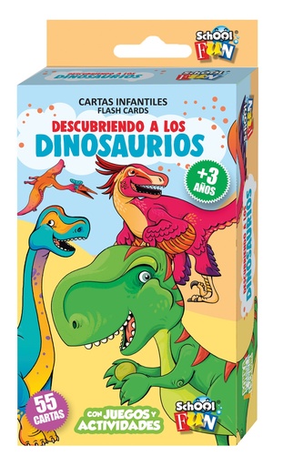 [CL-135] CARTAS INFANTILES SCHOOL FUN DESCUBRIENDO DINOSAURIOS