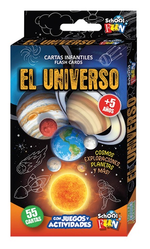 [CL-133] CARTAS INFANTILES SCHOOL FUN EL UNIVERSO